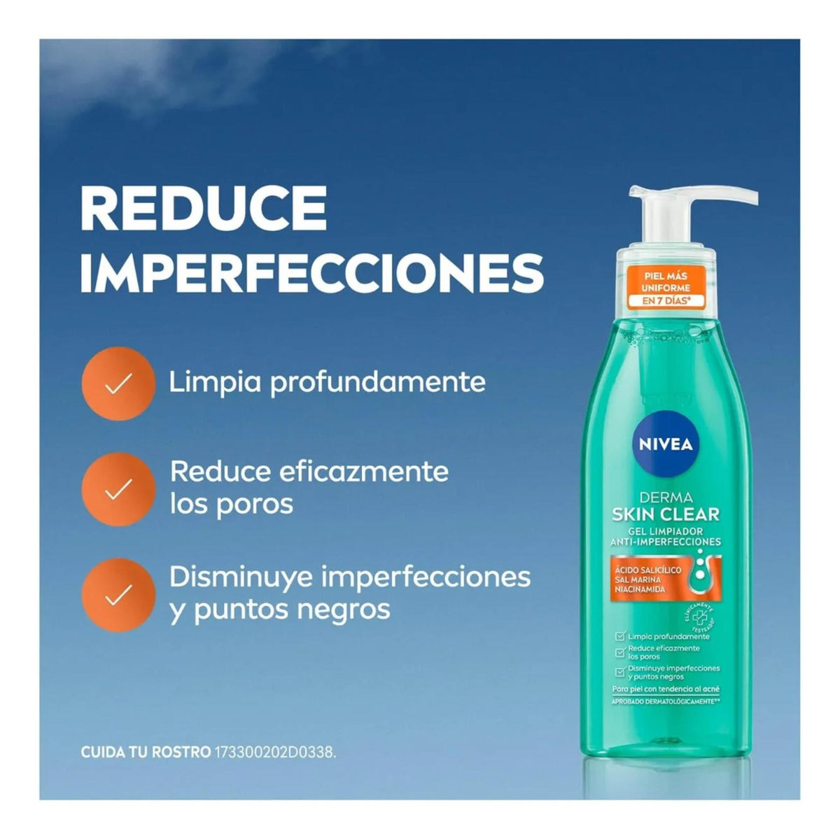 Nivea Rutina Derma Skin Gel Limpiador150ml+tónico 200ml