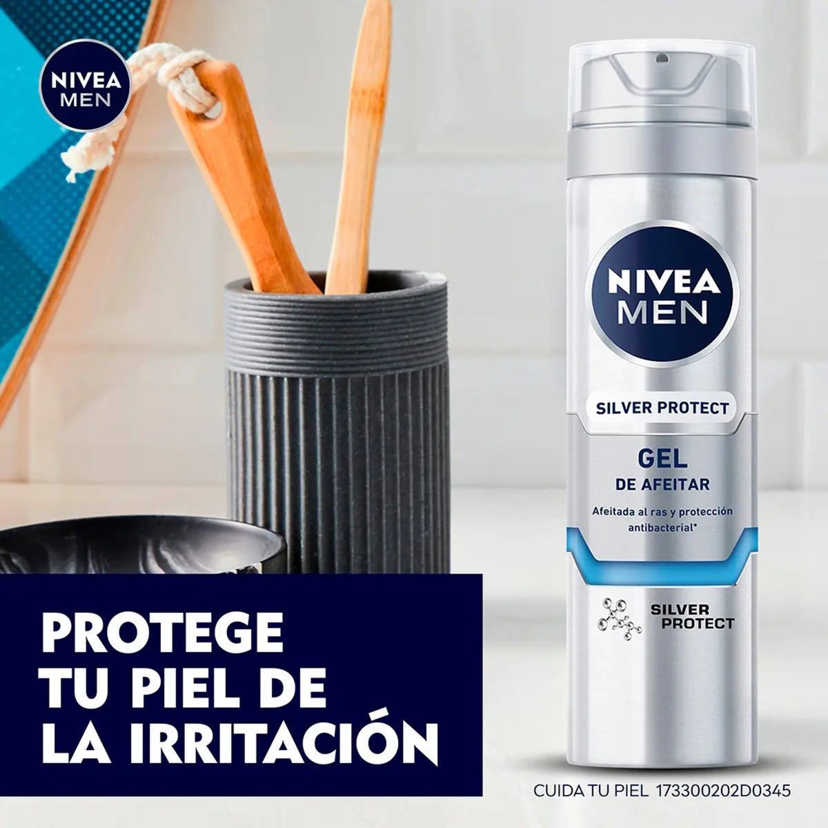 NM GEL Afeitar Silver Protect