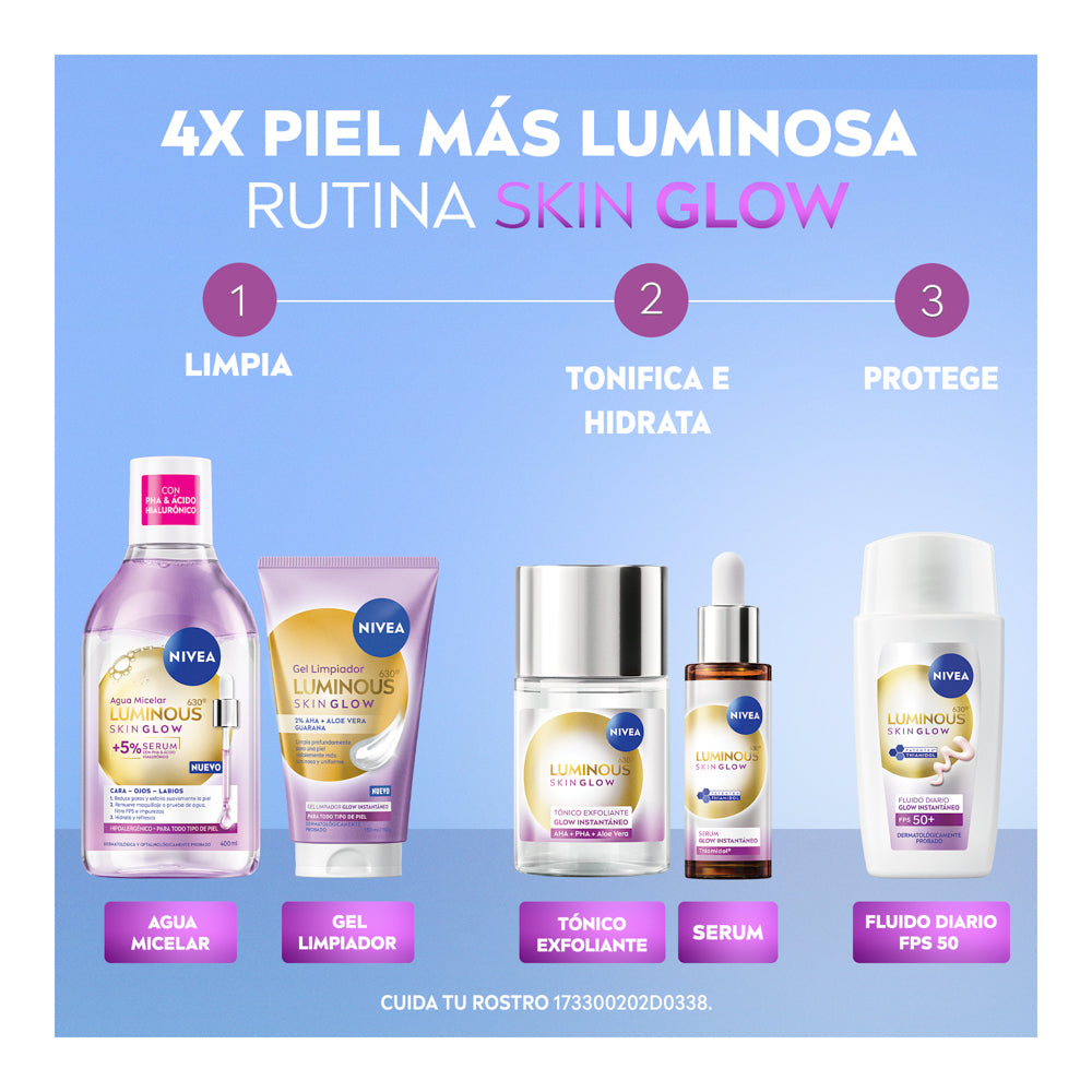 NIVEA Luminous 630 Skin Glow Fluido Diario 40ml