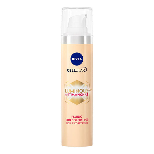 Fluido Con Color Nivea Cellular Luminous630 Antimanchas 40ml
