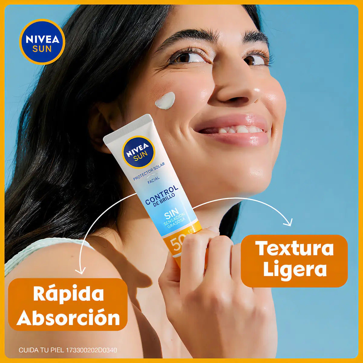 Pack 2 Nivea Sun Control Brillo Mate FPS 50