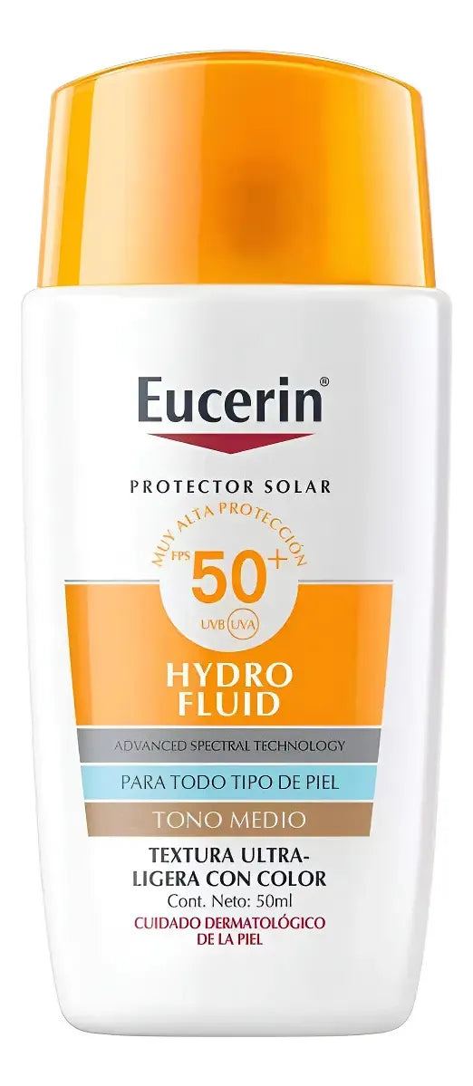 Eucerin Sun Face Hydro-fluid Fps 50 + Tono Medio 50ml