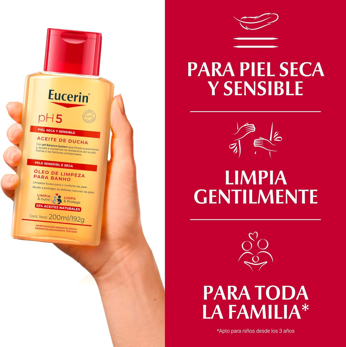 Eucerin pH5 Aceite de Ducha 200ml