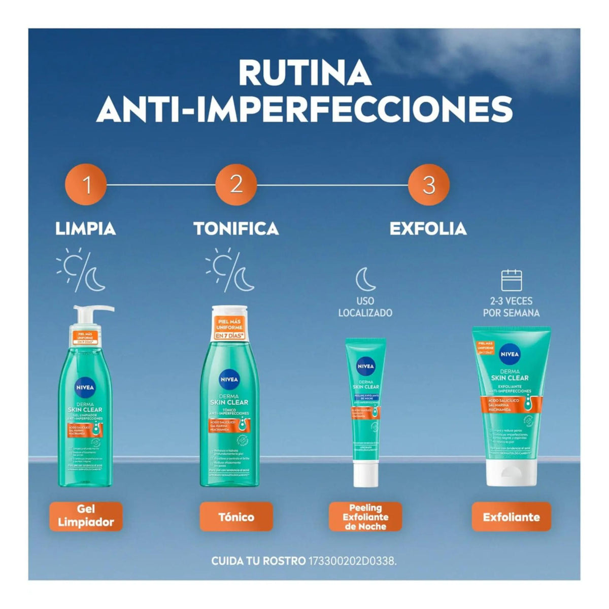 Nivea Derma Skin Clear Exfoliante Anti-imperfecciones 150ml