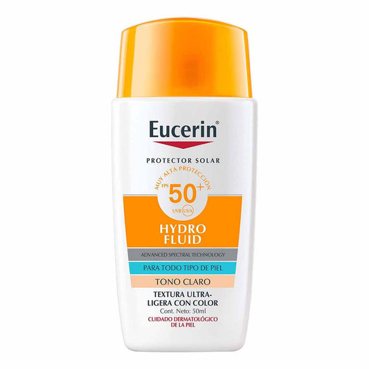 Eucerin Sun Face Hydro-Fluid FPS 50 + Tono Claro