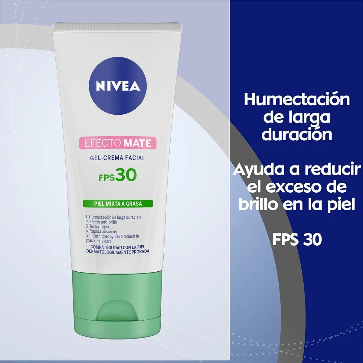 Nivea Crema Facial Mate FPS 30 Piel Grasa 50 ml