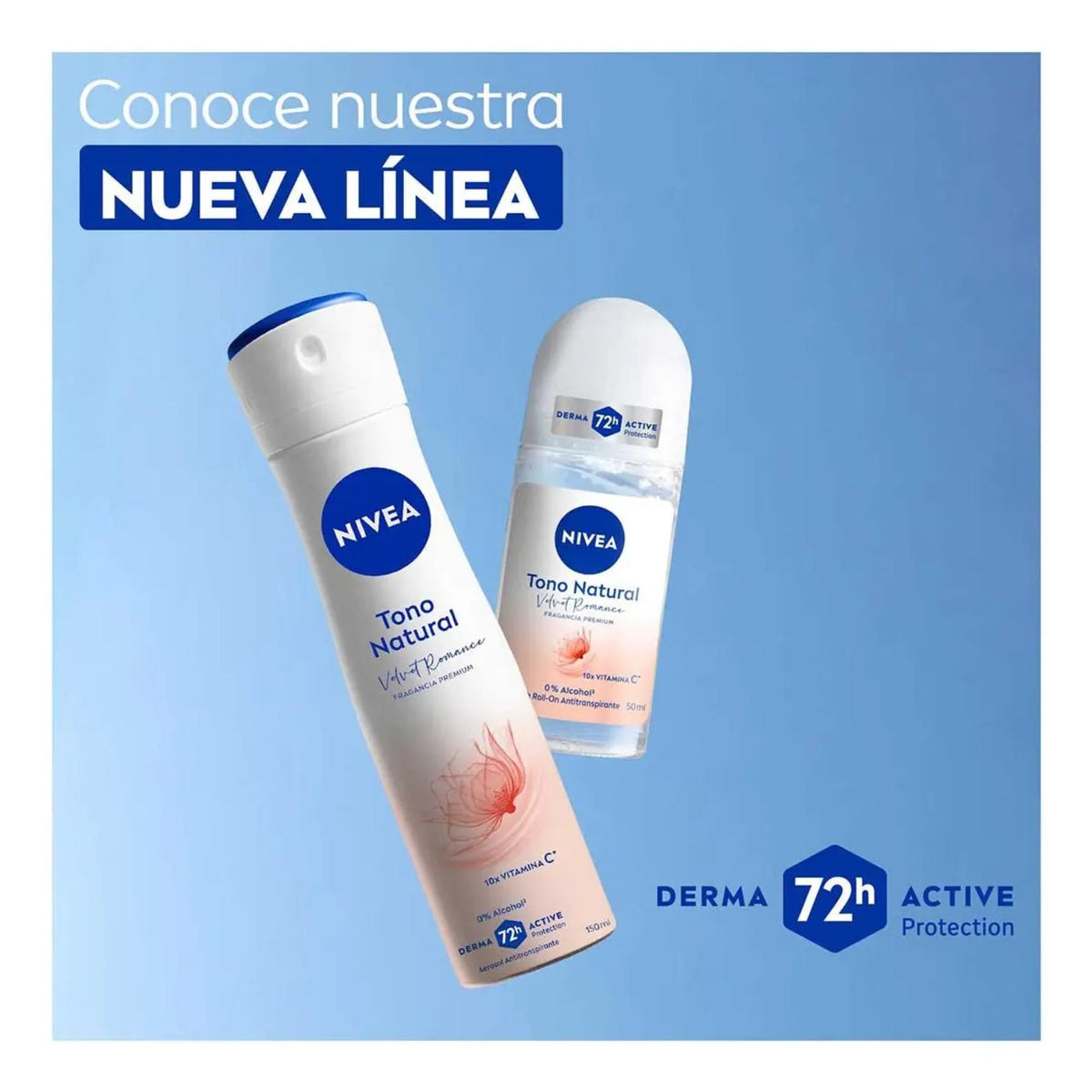 Desodorante En Spray Nivea Tono Natural Velvet Romance