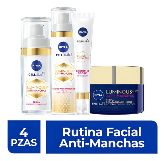 Kit Antimanchas Nivea Luminous 630 Rutina Completa