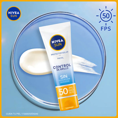 Pack 2 Nivea Sun Control Brillo Mate FPS 50