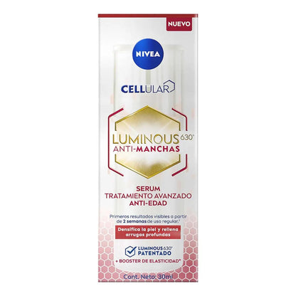 Kit Nivea Luminous 630 Anti-edad Serum + Fluido Día Fps 50+