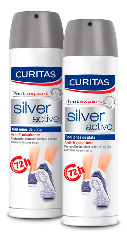 Pack De 2 Desodorantes Curitas Silver Active