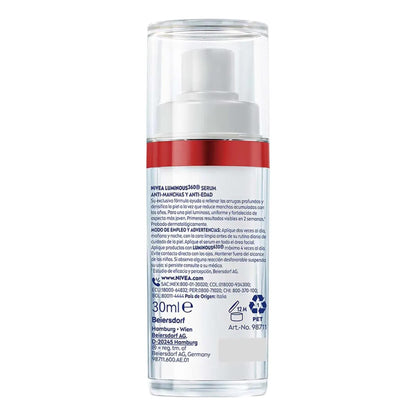 Kit Nivea Luminous 630 Anti-edad Serum + Fluido Día Fps 50+