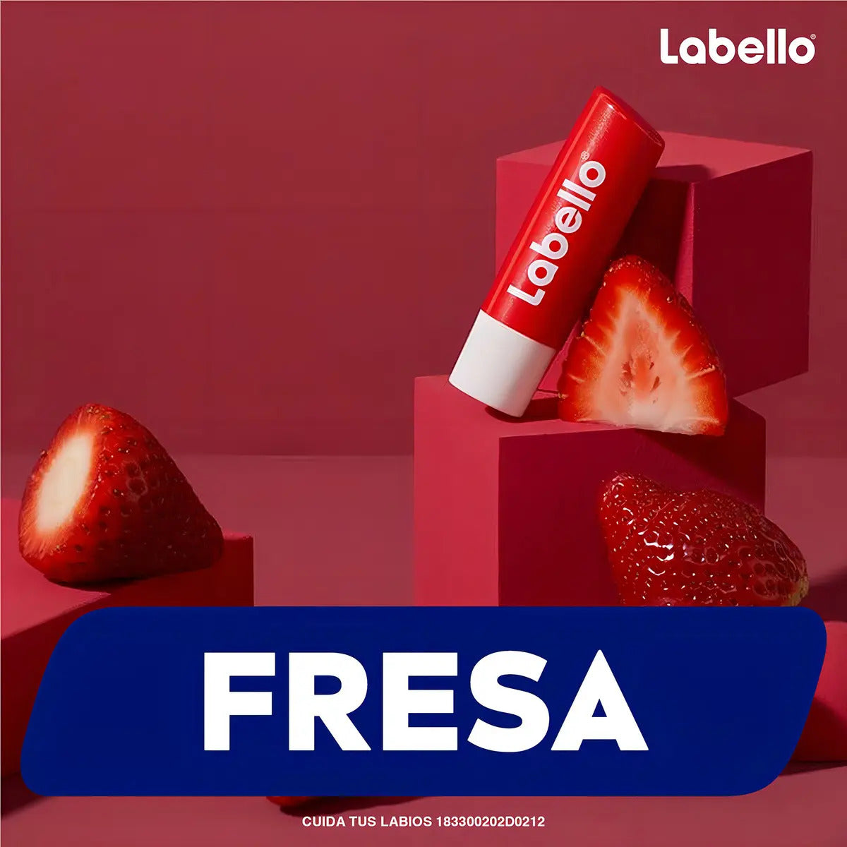 Labello Bálsamo Labial Fresa Hidratante 4.8 g