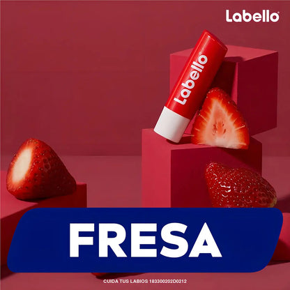 Labello Bálsamo Labial Fresa Hidratante 4.8 g