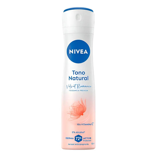 Desodorante En Spray Nivea Tono Natural Velvet Romance