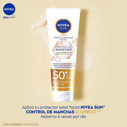 Nivea Sun Face Fluido Luminous 630 SPT SPF50+ 40ML