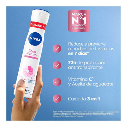 Nivea Desodorante Tono Natural Classic Touch 200ml