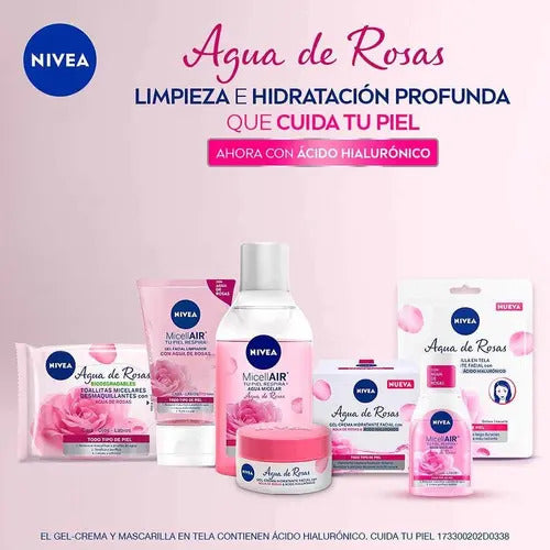 Nivea Agua Micelar De Rosas Limpieza Facial