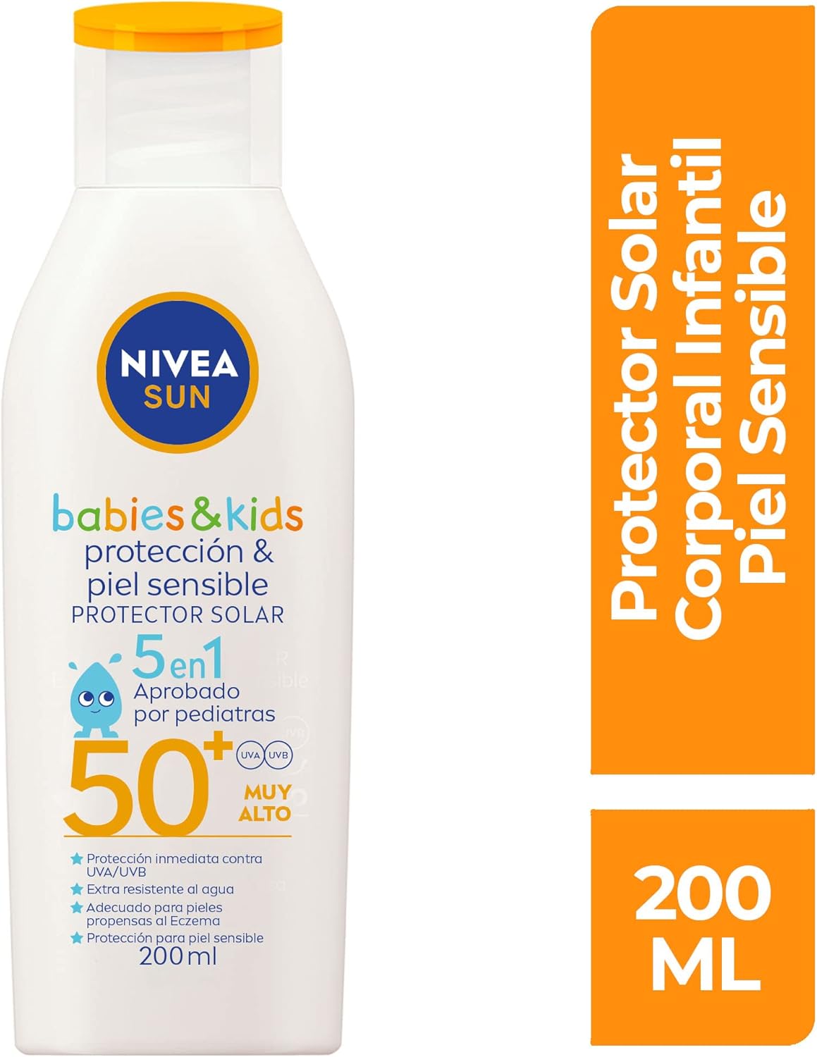 NIVEA SUN Kids Piel Sensible Loción FPS 50+ 200 ml
