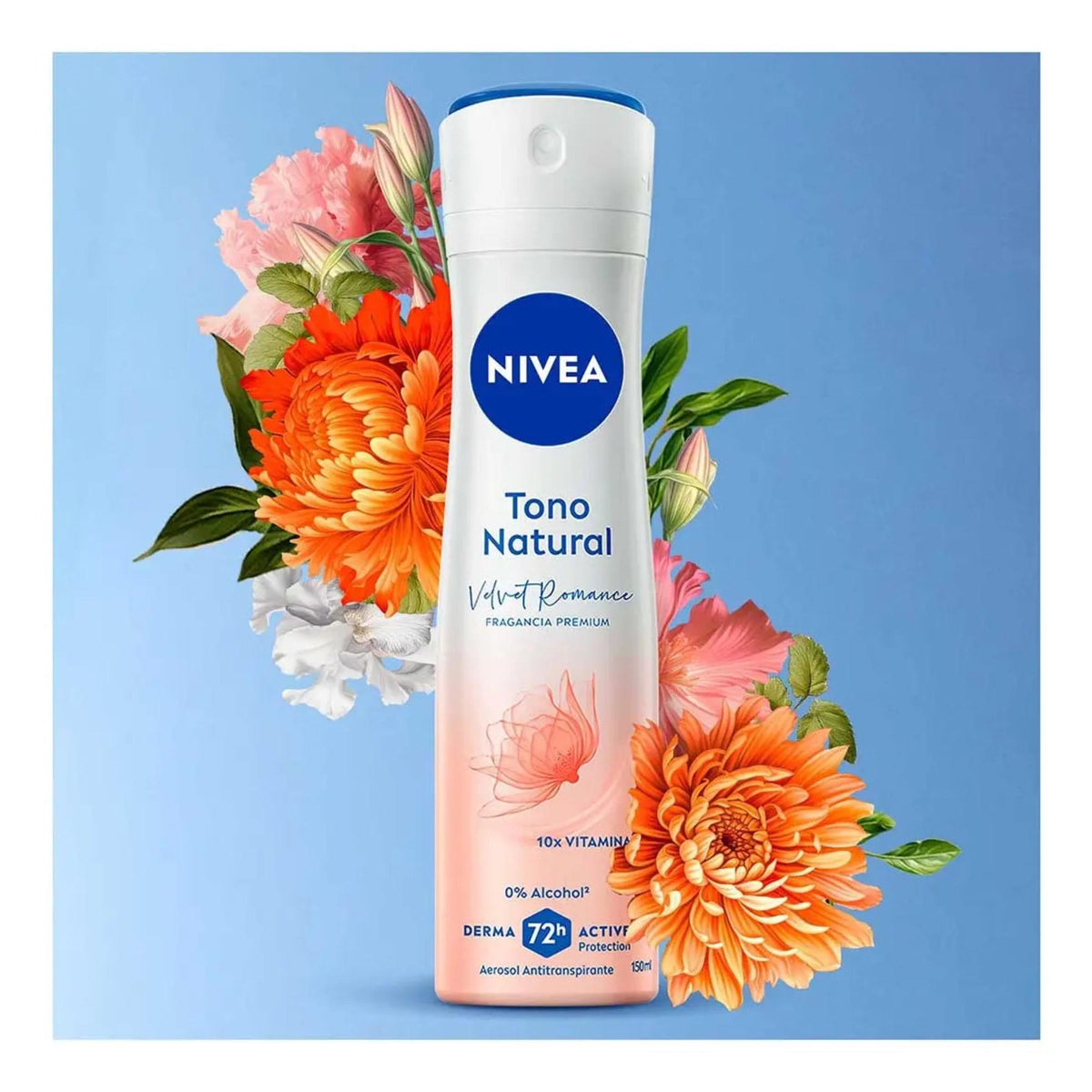 Desodorante En Spray Nivea Tono Natural Velvet Romance