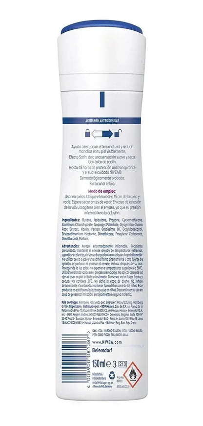 N. Deo Aclarado efecto satin Spray 150ml