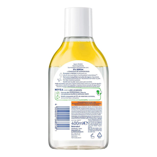 Nivea Agua Micelar Iluminadora Infusionada Con Serum 400ml