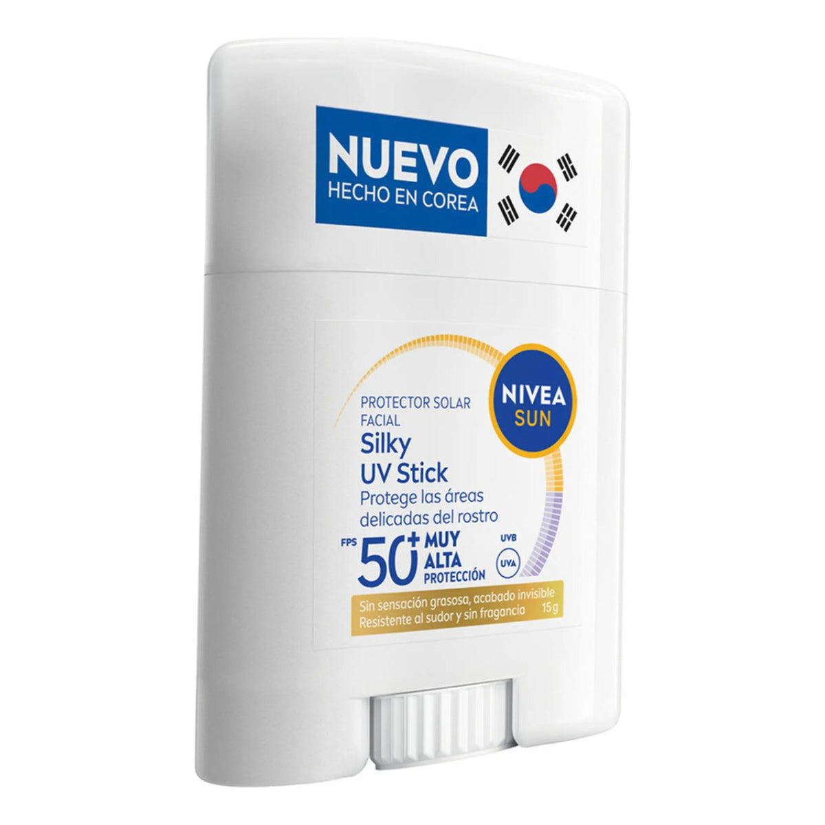 Silky Uv Stick Nivea Sun Protector Solar Facial En Barra Fps