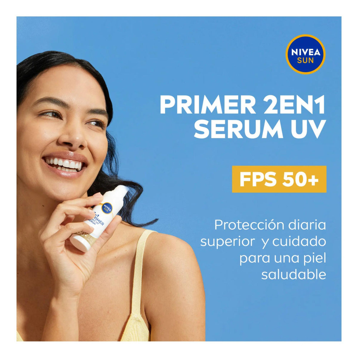 Nivea Protector Solar Facial 2 En 1 Primer Daily Uv Serum 30