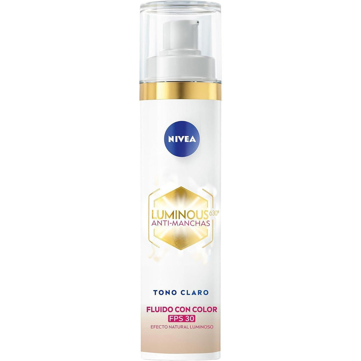 NIVEA Luminous630 Fluido con Color Tono Claro 40 ml