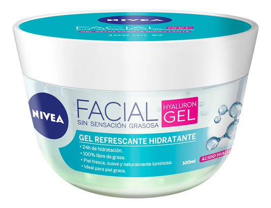 3 Pack Gel Facial Cuidado Facial Nivea Hyaluron Gel