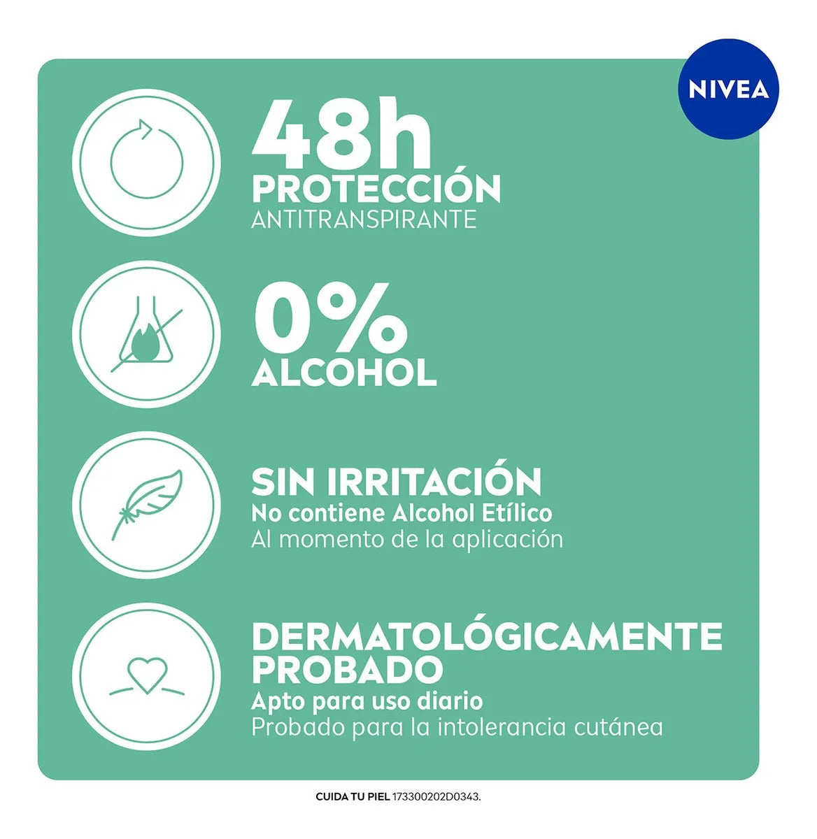 Nivea Black White Fresh Antitranspirante 150 ml