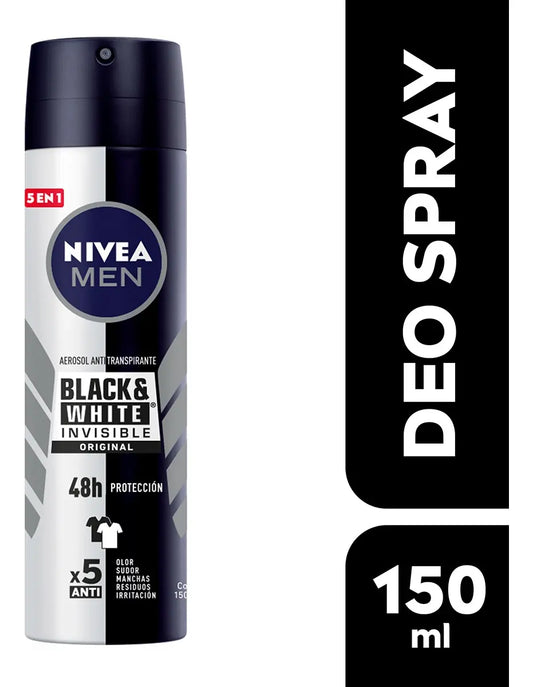 N. Deo Invisible B&W Power Spray 150ml