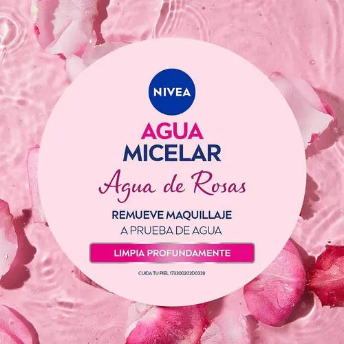Nivea Agua Micelar De Rosas Limpieza Facial