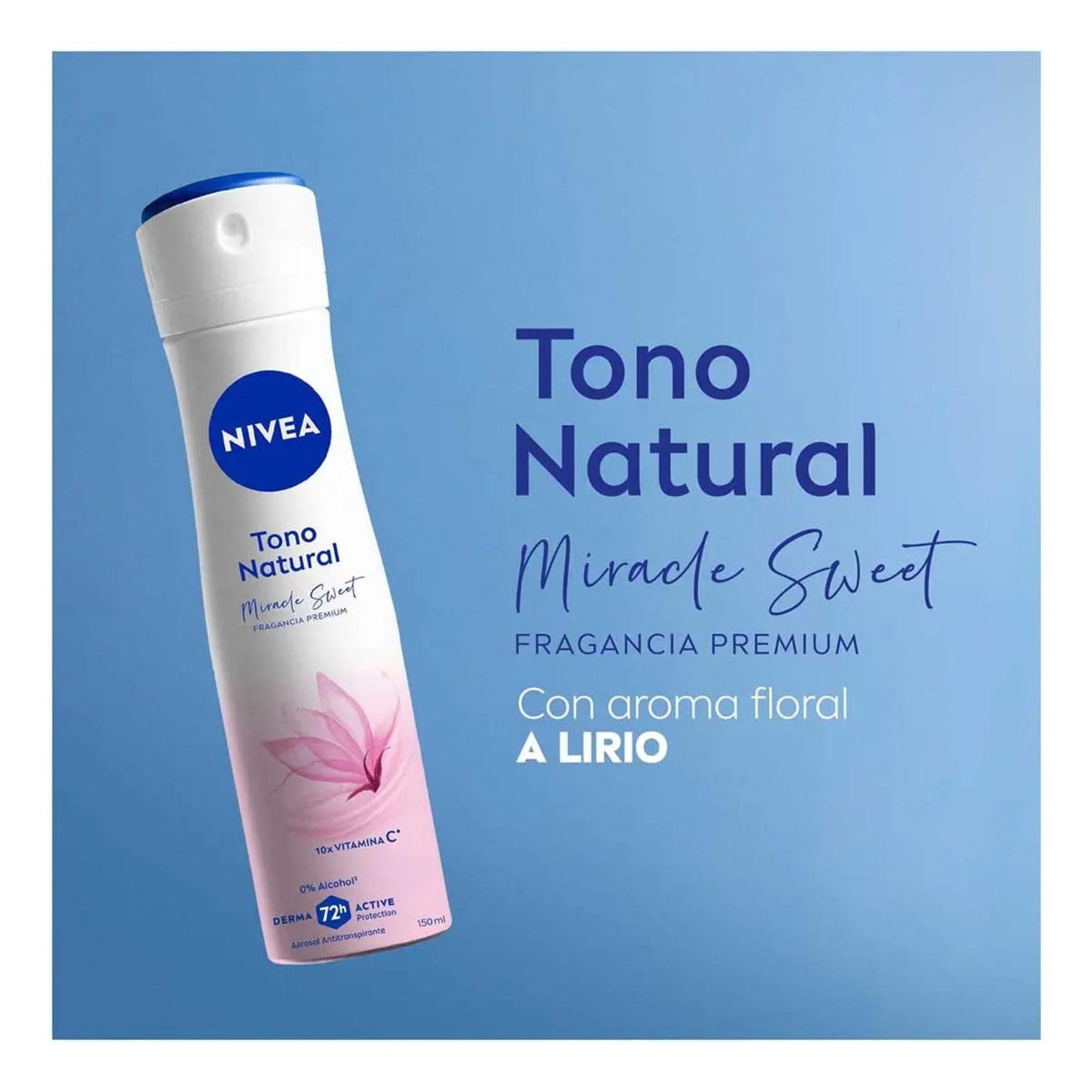 Desodorante En Spray Nivea Tono Natural Miracle Sweet Lirio
