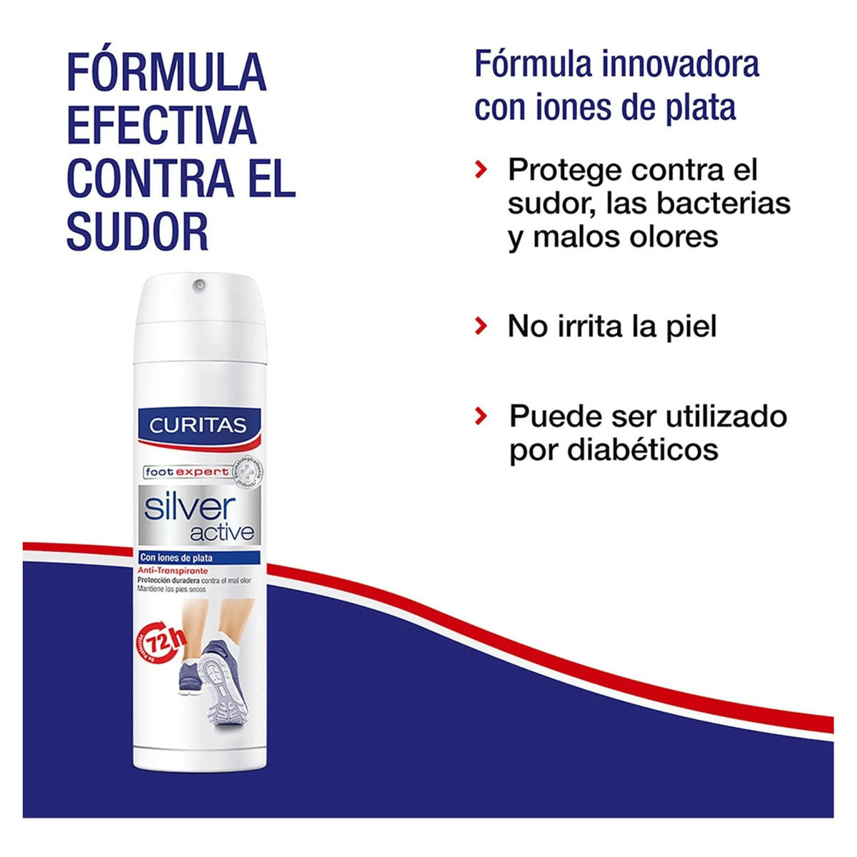 Curitas Foot Spray Silver Active 150 ml