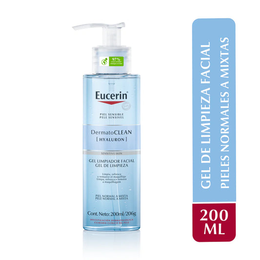 Eucerin DermatoCLEAN Gel Limpiador Facial 200ml