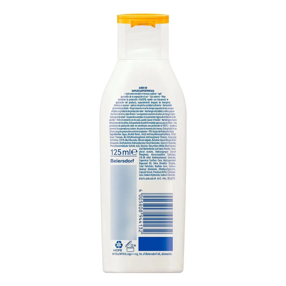Nivea Protector Solar Corporal Piel Sensible Fps 50+ 12ml