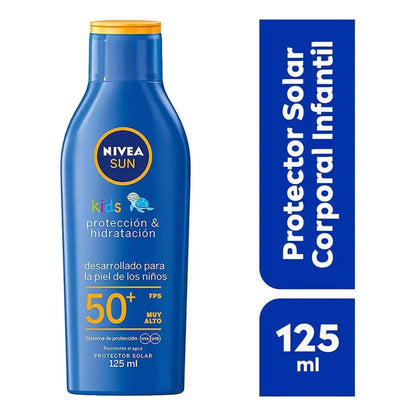 Nivea Protector Solar Corporal Hidratación Kid Fps 50+ 125ml