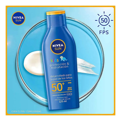 Nivea Protector Solar Corporal Hidratación Kid Fps 50+ 125ml