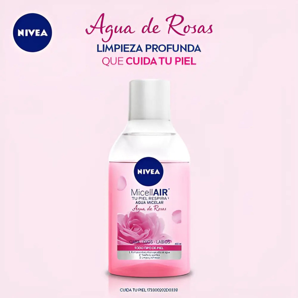 Nivea Agua Micelar Desmaquillante Agua De Rosas 400ml