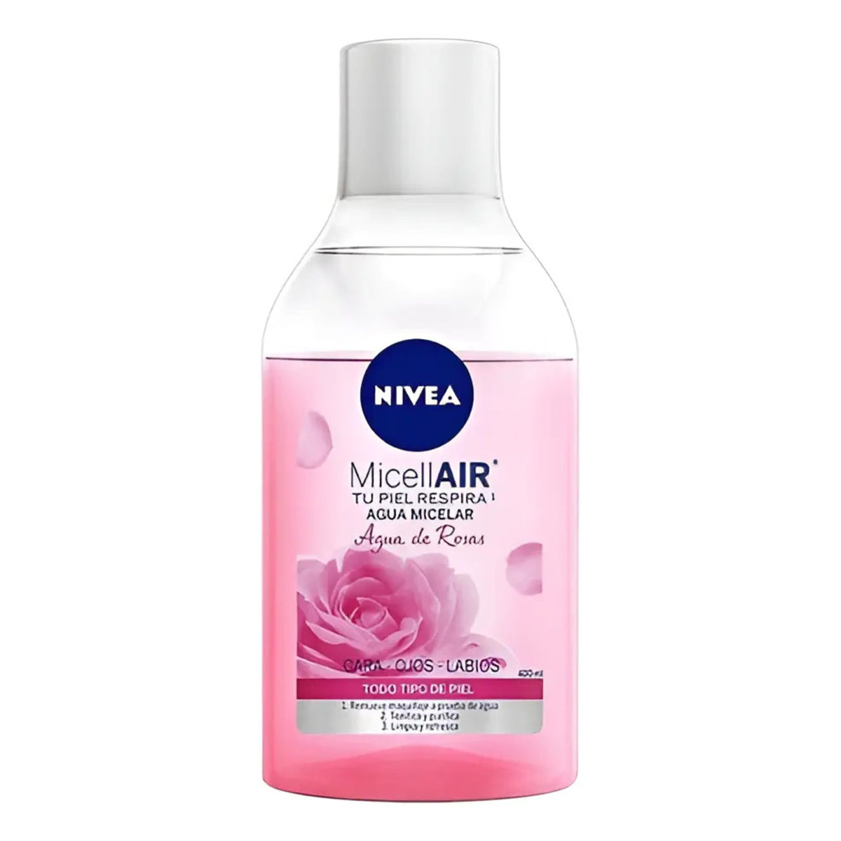 Nivea Agua Micelar Desmaquillante Agua De Rosas 400ml
