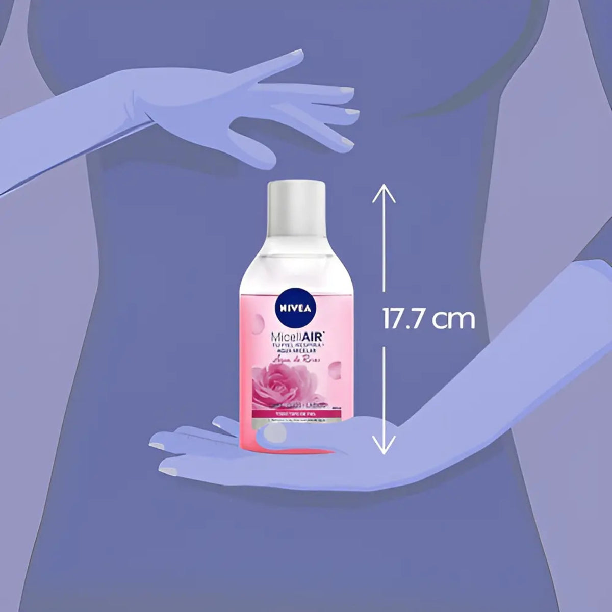 Nivea Agua Micelar Desmaquillante Agua De Rosas 400ml