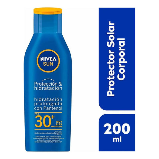 Nivea Protector Solar Corporal  Hidratación Fps30+ 200ml