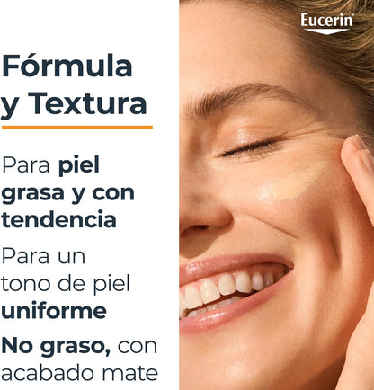 Eucerin Eucerin Sun Oil Control Fps 50+ Tono Claro 50Ml