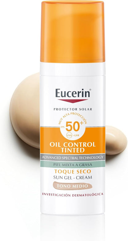 Eucerin Eucerin Sun Oil Control Fps 50+ Tono Medio 50Ml