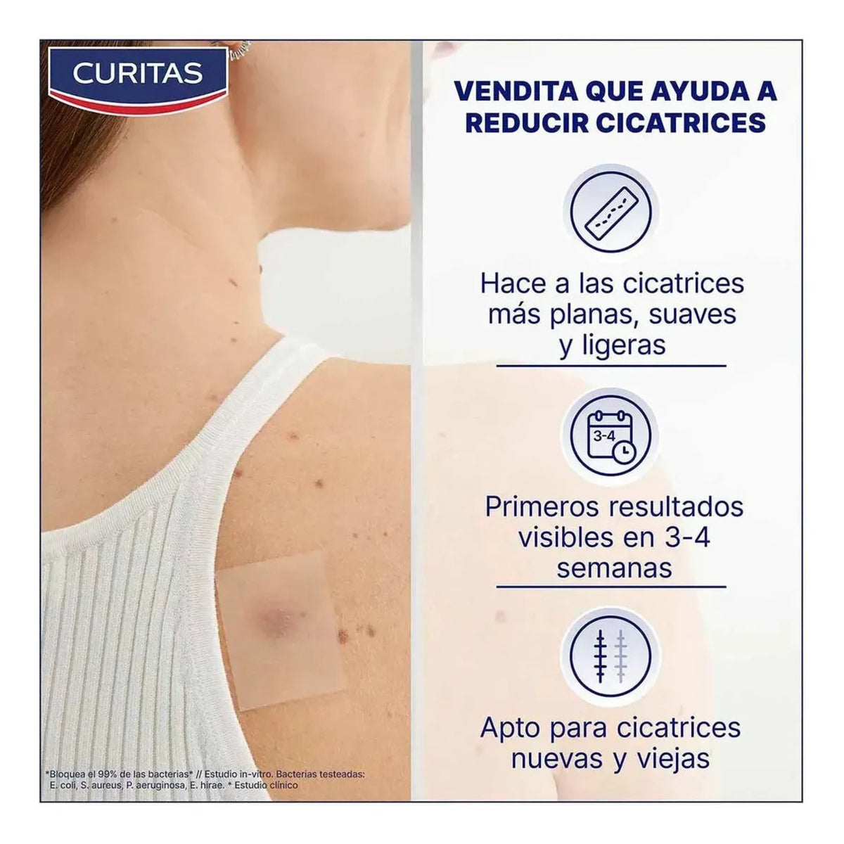 Curitas Reductor De Cicatrices 21 Unidades
