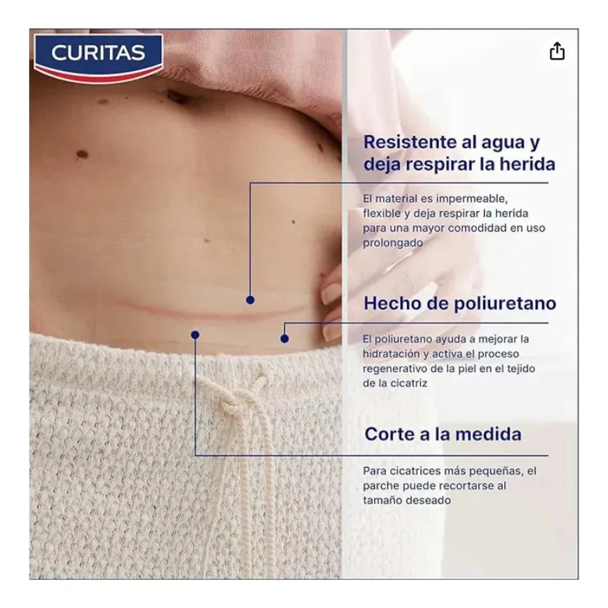 Curitas Reductor De Cicatrices 21 Unidades