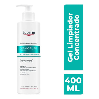 Eucerin Dermopure Gel Limpiador Facial Concentrado Piel Gras
