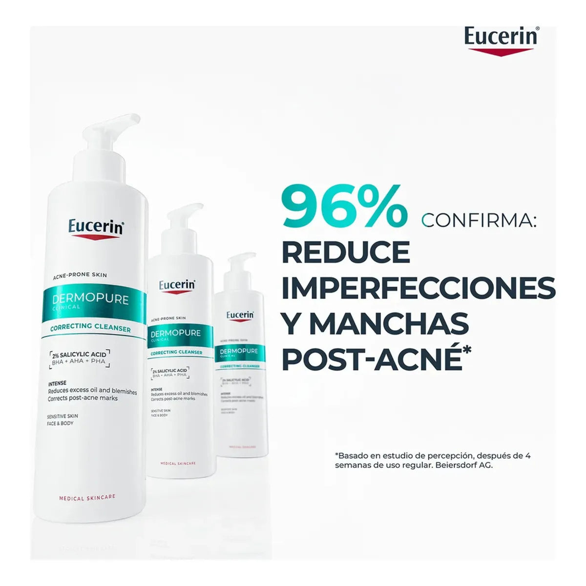 Eucerin Dermopure Gel Limpiador Facial Concentrado Piel Gras