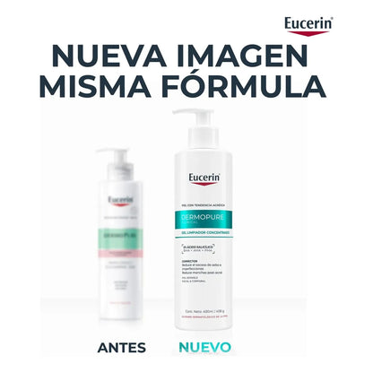Eucerin Dermopure Gel Limpiador Facial Concentrado Piel Gras